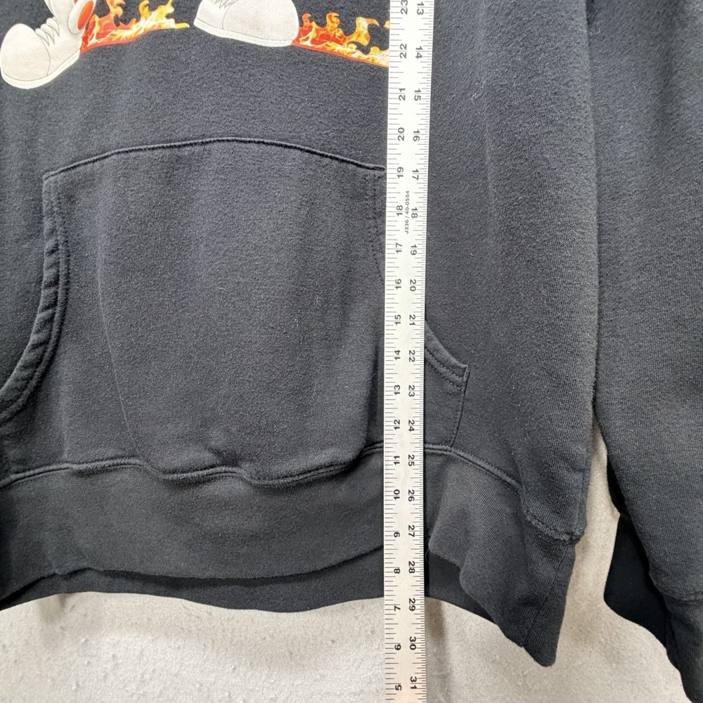 Cheetos Flamin' Hot Chester Cheetah Hoodie Black Graphic Pullover Men's Large - Picture 4 of 7